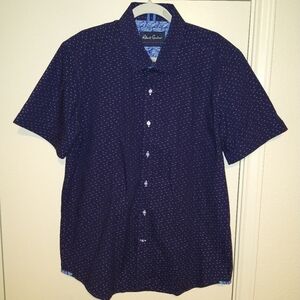 Robert Graham Modern Americana Tailored Fit Button Up Shirt Men's sz XL